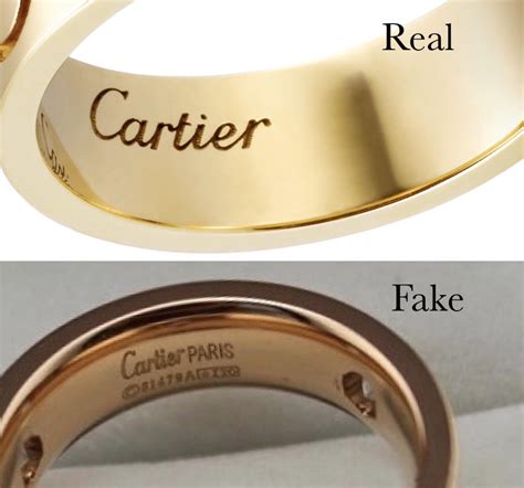 cartier ring real or real